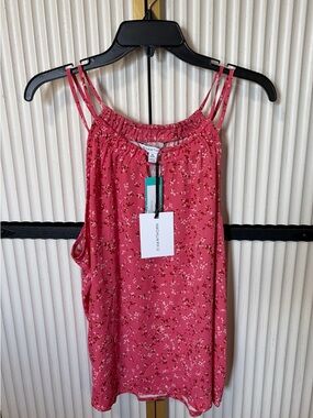 41 Hawthorn Pink Floral Double-Strap Camisole